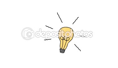 Elektrikli ampul beyaz arka plan resmi