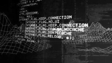 Dağ dijital olarak oluşturulan video