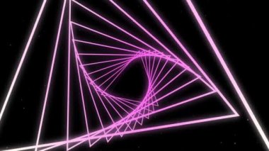 Modern konsantrik çizgiler dijital oluşturulan video