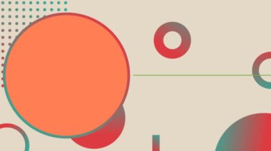 Çeşitli desen ve tasarım dijital oluşturulan videoları