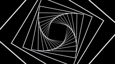 Modern konsantrik çizgiler dijital oluşturulan video