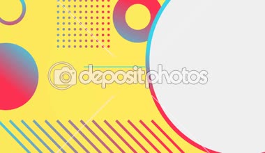 Çeşitli desen ve tasarım dijital oluşturulan videoları