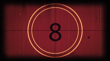 Dijital olarak oluşturulan 10-0 geri sayım