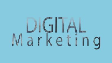 Dijital Pazarlama kavramının dijital bileşik video