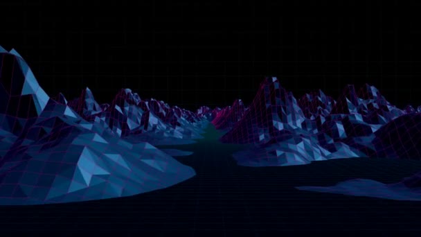 山の映像をデジタル生成 — ストック動画