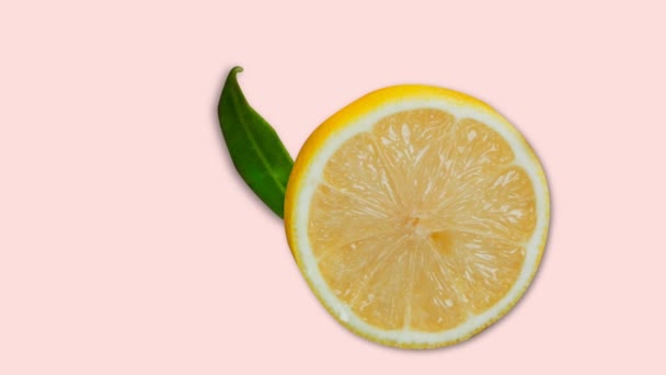 Digitally Generated Video Lemon Concept — Stock Video