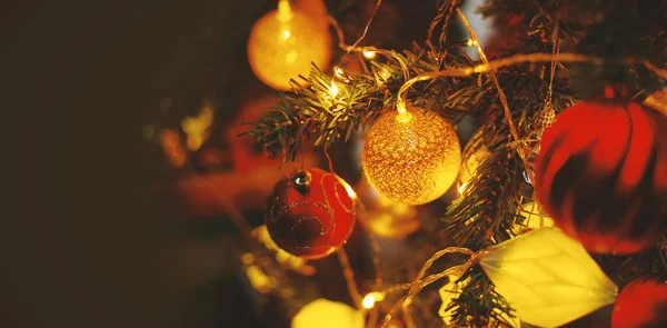 Kerstdecoratie Opknoping Boom — Stockfoto