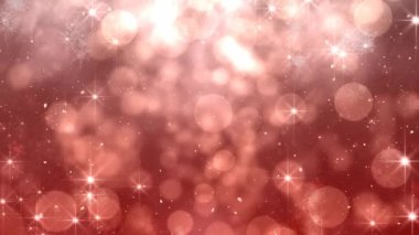 Yükseliyor kar bokeh açık Noel daireler ile dijital bileşik