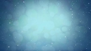 Yükseliyor kar bokeh açık Noel daireler ile dijital bileşik