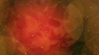 Video kompozisyon ile kar üzerinde bulanık ışıklar ve kar tanesi dekorasyon dijital bileşik