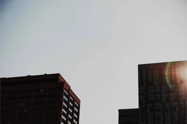 Vista Alterada Digitalmente Edificios Oficinas Modernos — Foto de Stock