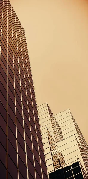 Digitaal Gewijzigde Weergave Van Moderne Kantoorgebouwen — Stockfoto