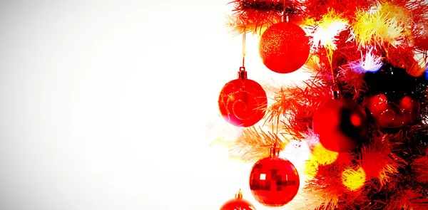 コピー スペースとのクリスマスの装飾の合成画像 — ストック写真