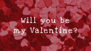 Will animasyonlu kırmızı renkli kalpler arka plan benim sevgilim olmak