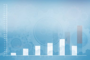 Grafik ve verileri dijital olarak oluşturulan iş arabirimi