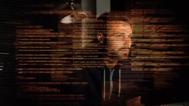 Sanal veri gösterimi karşı hacker dijital bileşik
