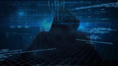 Sanal veri gösterimi karşı hacker dijital bileşik