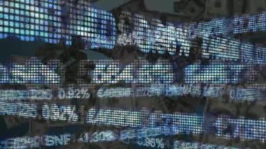 Dolarlarına sensex arka plan dijital bileşik