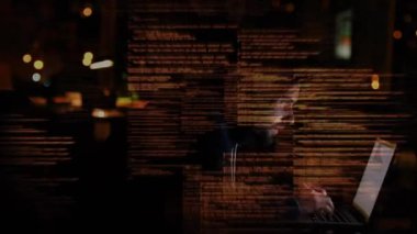 Sanal veri gösterimi karşı hacker dijital bileşik
