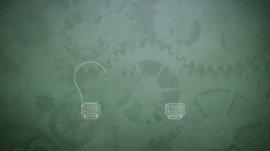 Ampuller dişli grafik illüstrasyon karşı dijital bileşik