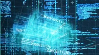 Dijital kod ağ oluşturma veri güvenlik şartları içinde belgili tanımlık geçmiş olan animasyon