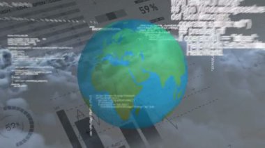Mali veri klasörüne karşı iplik küre ve veri bilgileri dijital kompozit