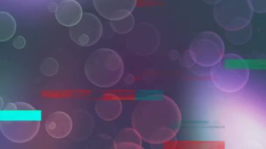 Köpük sabun ışık cızırtı şeritler ile dijital bileşik