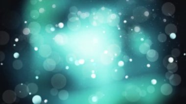 Siyah zemin üzerine mavi ışık karşı beyaz kabarcıklar etkisinin dijital animasyon