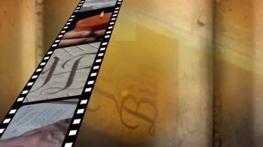Dijital din farklı videolar içeren film şerit oluşturulur. Videoları mumlardan İncil'e değiştirmenin arka planı