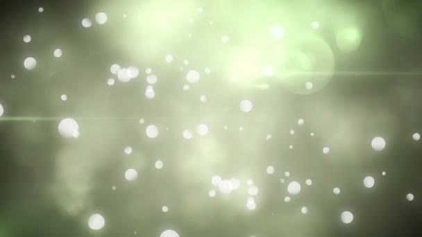 Angolo Basso Del Cielo Con Luci Brillanti Bolle Luminose Lampeggianti — Video Stock