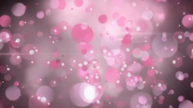 Pembe bokeh ışık efektleri dijital kompozit