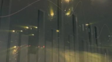 İstatistikler ve bir yolun zaman atlamalı grafiklerin dijital bileşimi