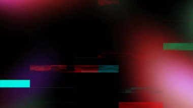 Piksel gürültüsü ile bulanık ışıkların dijital animasyonu