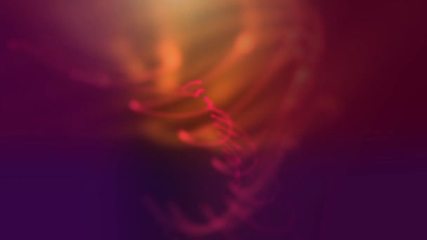 紫色の渦巻く光のデジタルアニメーション — ストック動画