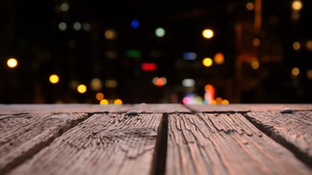 Composite Numérique Une Terrasse Bois Avec Vue Sur Une Rue — Video