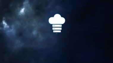 Bulut depolamanın dijital animasyonu