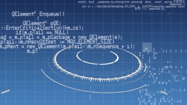 Cyfrowa Animacja Obracającego Się Modelu Planu Domu Tarczy Talerza Pierwszy — Wideo stockowe