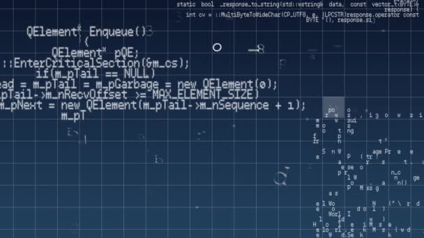 Digitale Animation Eines Schlosses Auf Einer Leiterplatte Der Vordergrund Ist — Stockvideo