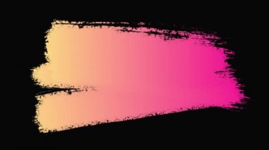 Siyah bir yüzeye fırçalanmış boyanın dijital animasyonu.