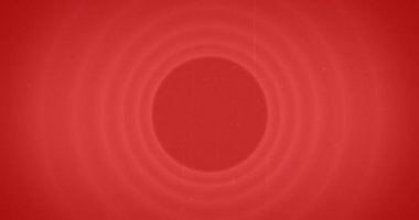 Kırmızı bir daire desenli arka plan 4k karşı görünen beyaz Einde işareti dijital animasyon