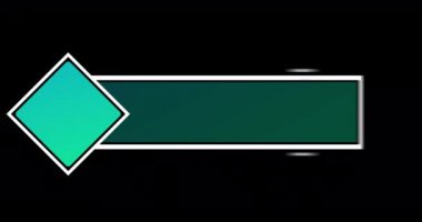 Siyah ekran 4k karşı görünen beyaz ve yeşil Cyber Pazartesi Satış metin Animasyon