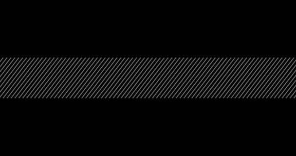 産業用リボンと黒い背景に対する警告標識の間のフラッシュセールテキストのアニメーション — ストック動画