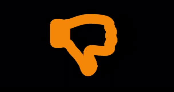 Icônes des médias sociaux dans les néons avec canal alpha. Utilisez-le avec votre vidéo et vos graphiques. Image par image animée avec canal alpha. Il suffit de déposer des éléments à votre projet. Facile à personnaliser avec votre logiciel préféré. 4k 