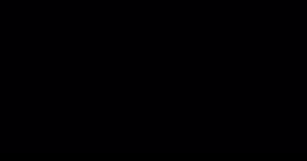 Цифровая Анимация Открытия Закрытия Камеры Пространством Копирования Чёрном Фоне — стоковое видео