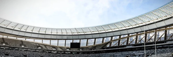 Leeg Rugby Stadion Een Zonnige Dag — Stockfoto