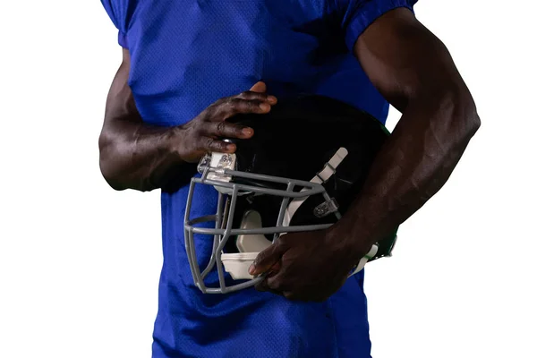 American Football Player Isolated White Background — Stock Photo, Image