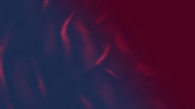 Yavaş hareket eden sönük pembe ışık, duman ve gölgelerin sisli mavi arka planda canlandırması