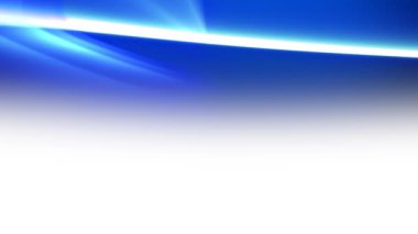 Mavi arkaplanda parlayan beyaz ışıkların canlandırması