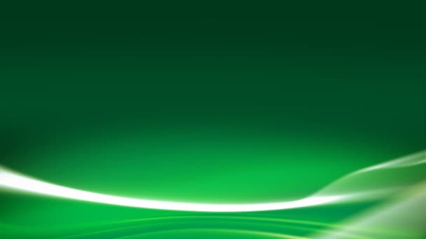 Animation de sentiers lumineux blancs et jaunes sur fond vert 