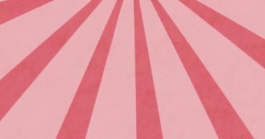 Pembe arka planda kusursuz döngü içinde hipnotik hareketlerle dönen ve hareket eden beyaz çizgilerin animasyonu. 
